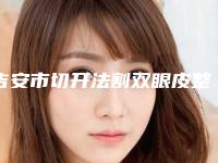 吉安市切开法割双眼皮整形价目表-吉安市切开法割双眼皮价格行情