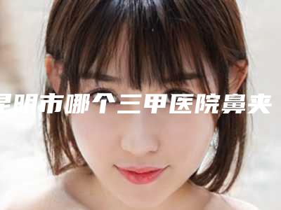昆明市哪个三甲医院鼻夹肥大手术比较好(昆明医科大学第一附属医院整形外科重点推荐)
