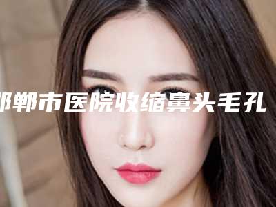 邯郸市医院收缩鼻头毛孔-邯郸李婷整形外科诊所正规靠谱机构入围